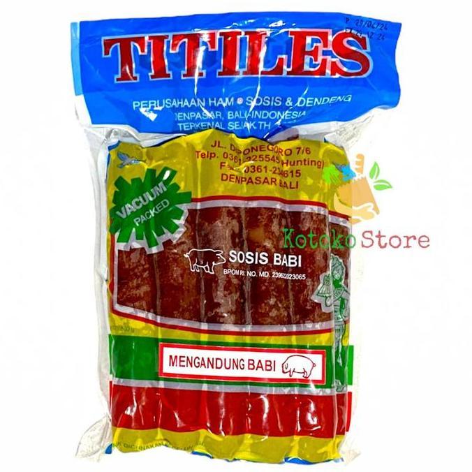Lapciong Titiles Bali / Sosis Babi Titiles Bali 500gr