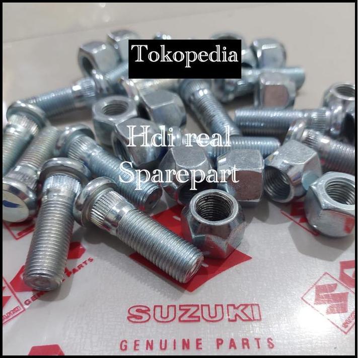 TERLARIS HUB BOLT NUT BAUT RODA SUZUKI NEW CARRY PICK UP ORI 