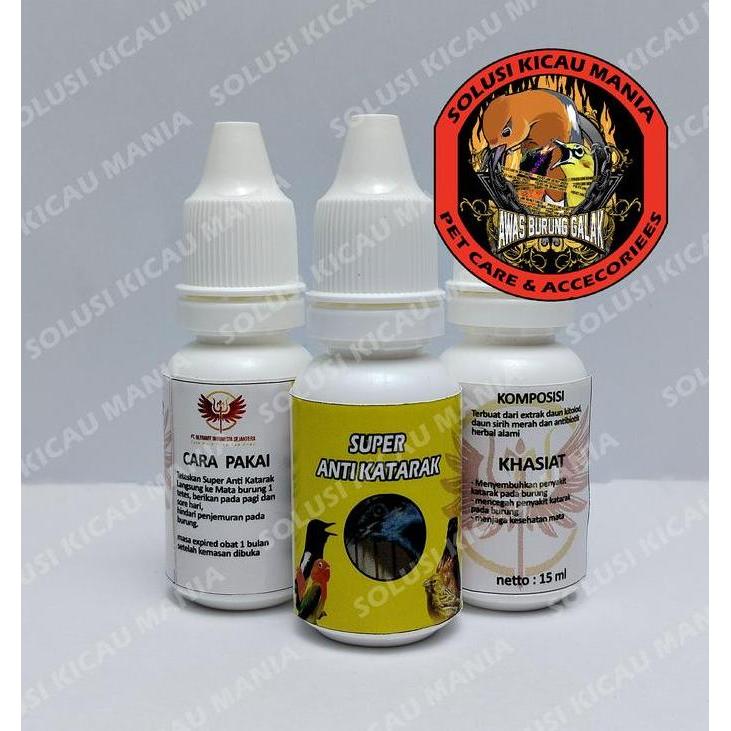 TERLARIS obat burung katarak SUPER ANTI KATARAK untuk semua burung murai gratis ongkir