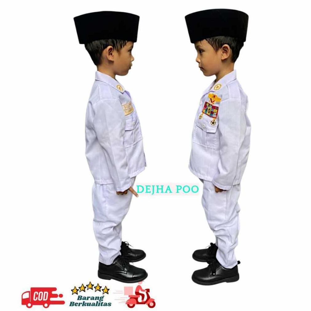 Best Seller Baju Sukarno Seragam Pahlawan Sukarno Pakaian Profesi Anak Baju Karnaval Anak