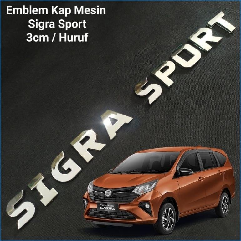 NEW Emblem kap mesin daihatsu sigra sport [terbaik][terlaris]