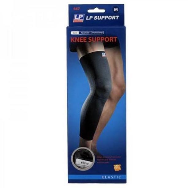 Knee LP Support Panjang Original Deker Lutut Engkel 667 Long