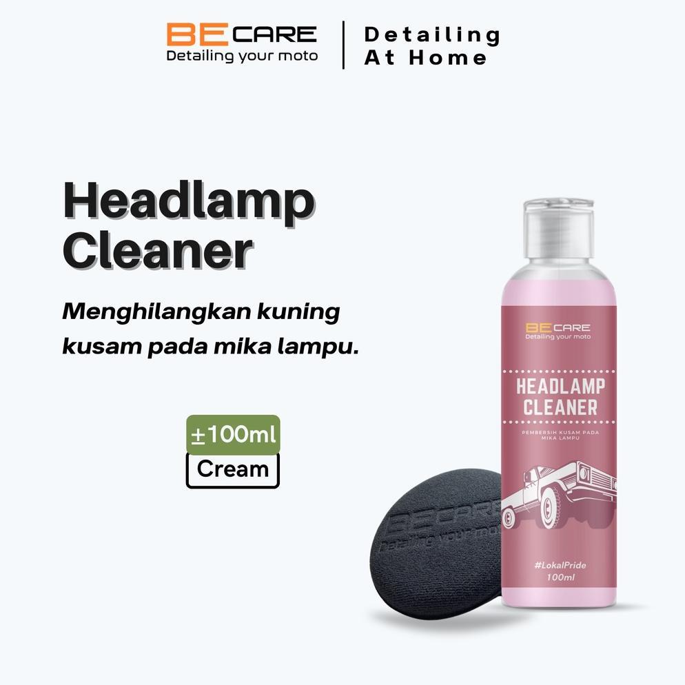 NEW Headlamp Cleaner Pembersih Pengkilap Penghilang Kuning Kusam Mika Kaca Lampu Mobil [terbaik][ter