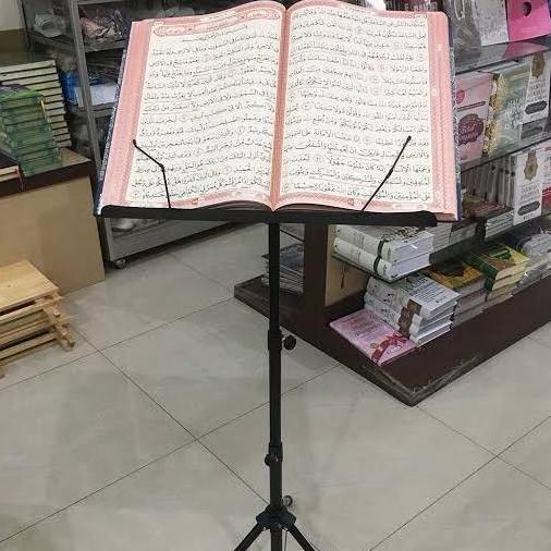 Stand book Tripod Standing Penyangga Al Quran - Stand Buku Rehal Rekal HJ