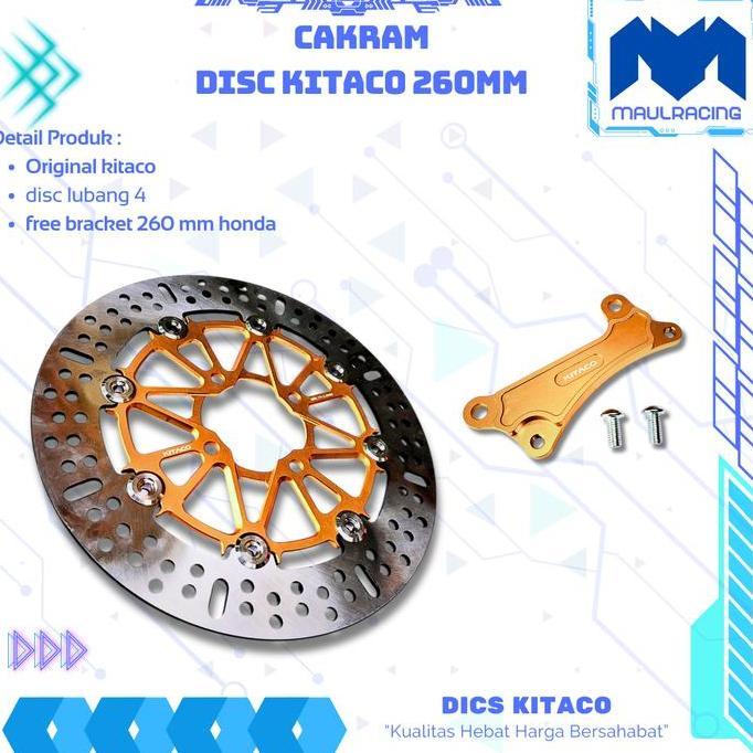 Disc Ktc Kitaco 260 Mm Disc Brake Piringan Ktc Kitaco Racing 260 Mm Free Breket  Disc Cakram Disc Ca