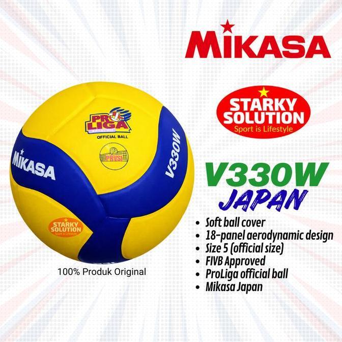 Mikasa V330W Bola Voli ProLiga FIVB V 330 W Volley Ball JAPAN JEPANG Original