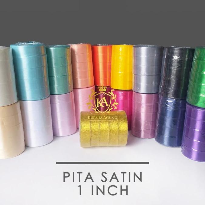 Pita Satin Eagle impor Taiwan Berbagai Ukuran Souvenir Kado Murah