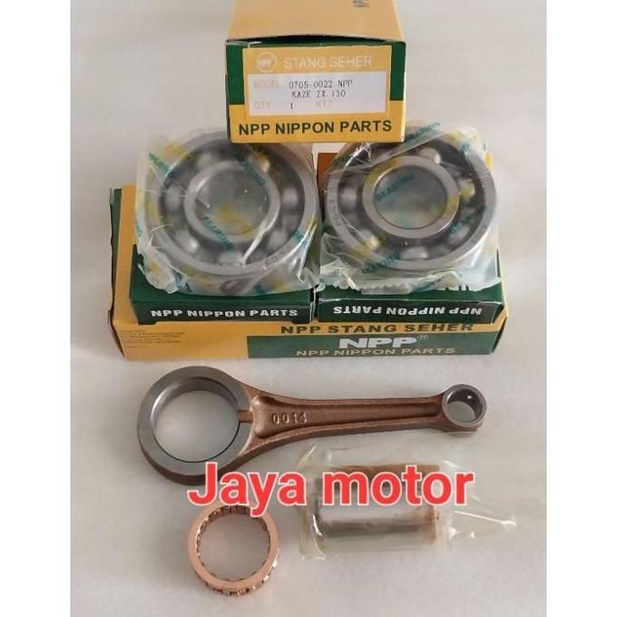 Stang seher Kawasaki kaze zx 130 pen 13 Plus bearing kruk as kanan kiri Npp