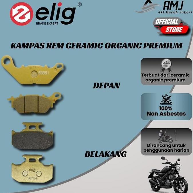 ElKampas Rem Depan Belakang Yamaha XSR 155 EM100 - EM049