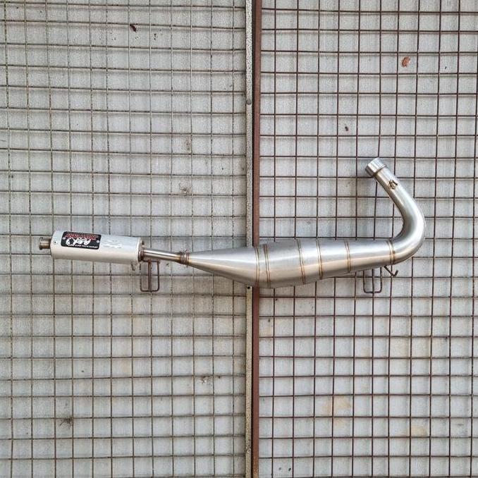 Knalpot Ahau Motor Promo RXK 3v3 telo stainless