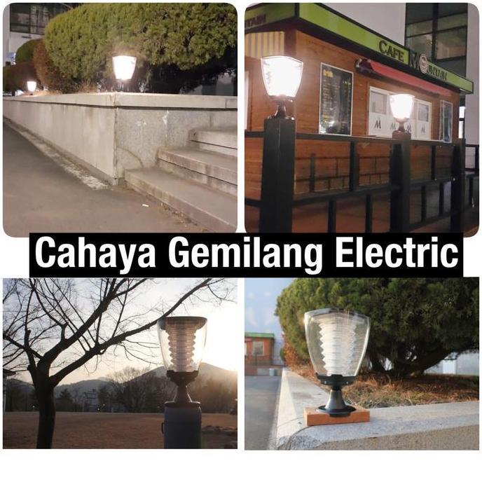 Lampu Pilar Solar Cell Tenaga Surya Lampu Taman Solarcell
