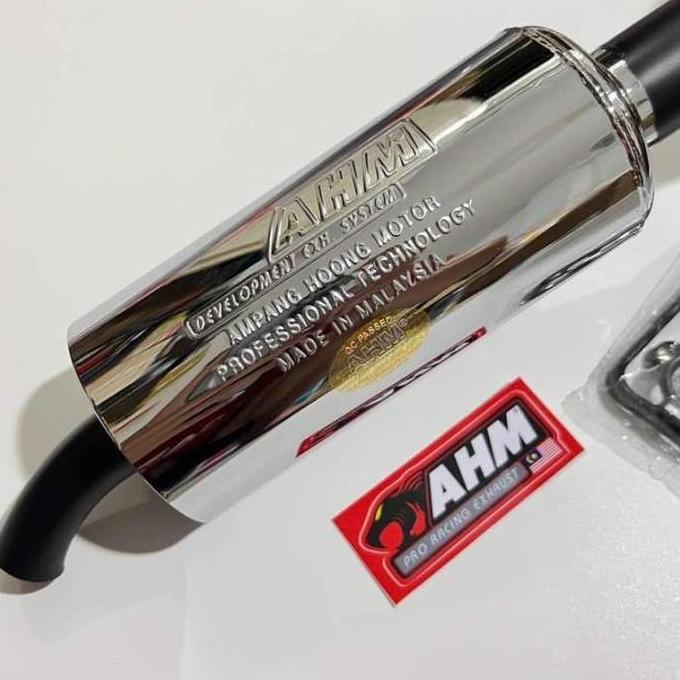 KNALPOT RACING AHM SATRIA 2 TAK SATRIA HIU AHM ASLI MALAYSIA