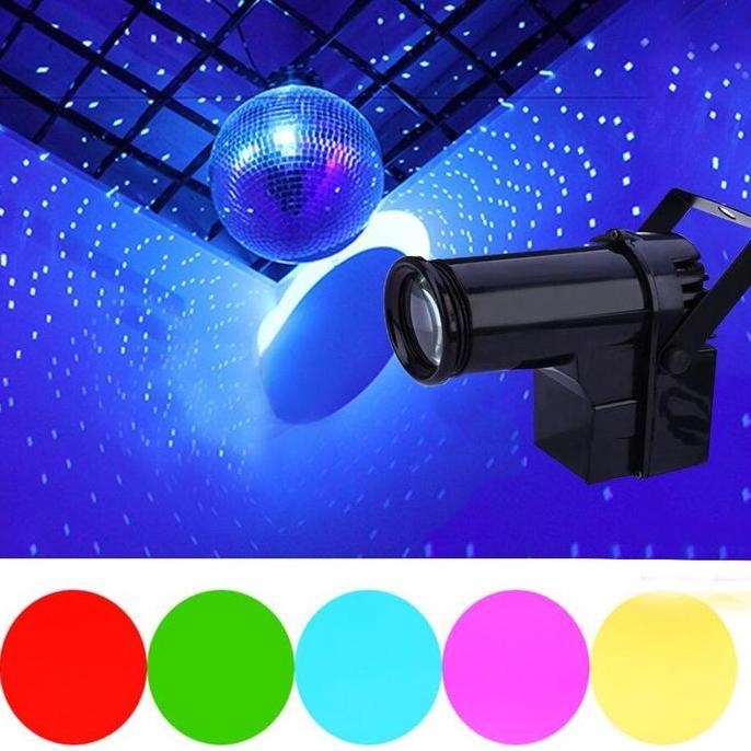 Lampu Sorot Lighting Panggung Led Spotlight Party Warna Warni Rgb