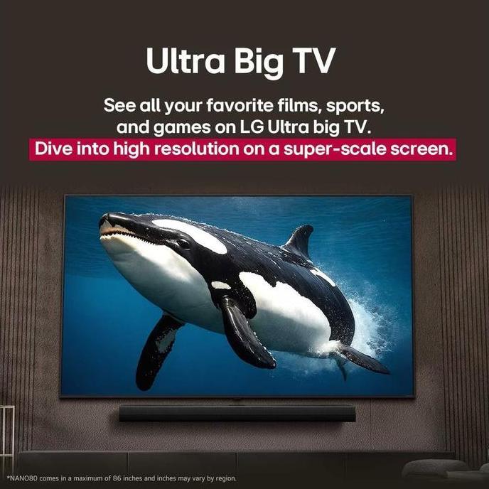 Promo Tv Lg 65Nano80Asa 4K Hdr Smart Tv Lg Nano80 65 Inch Lg 65Nano80 Lg Tv Nanocell Ai 65 Inch