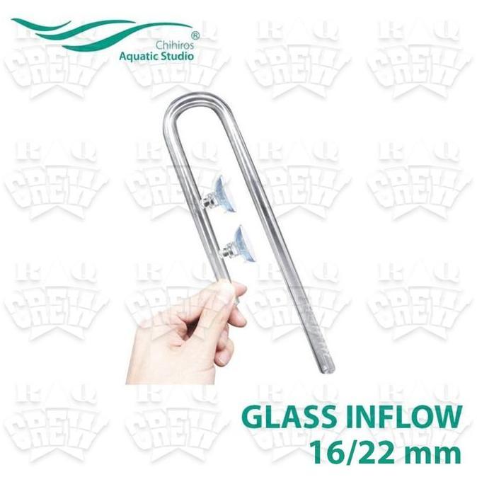 TERLARIS LILY PIPE GLASS LILY PIPE INFLOW LILY PIPE INLET AQUASCAPE 16MM