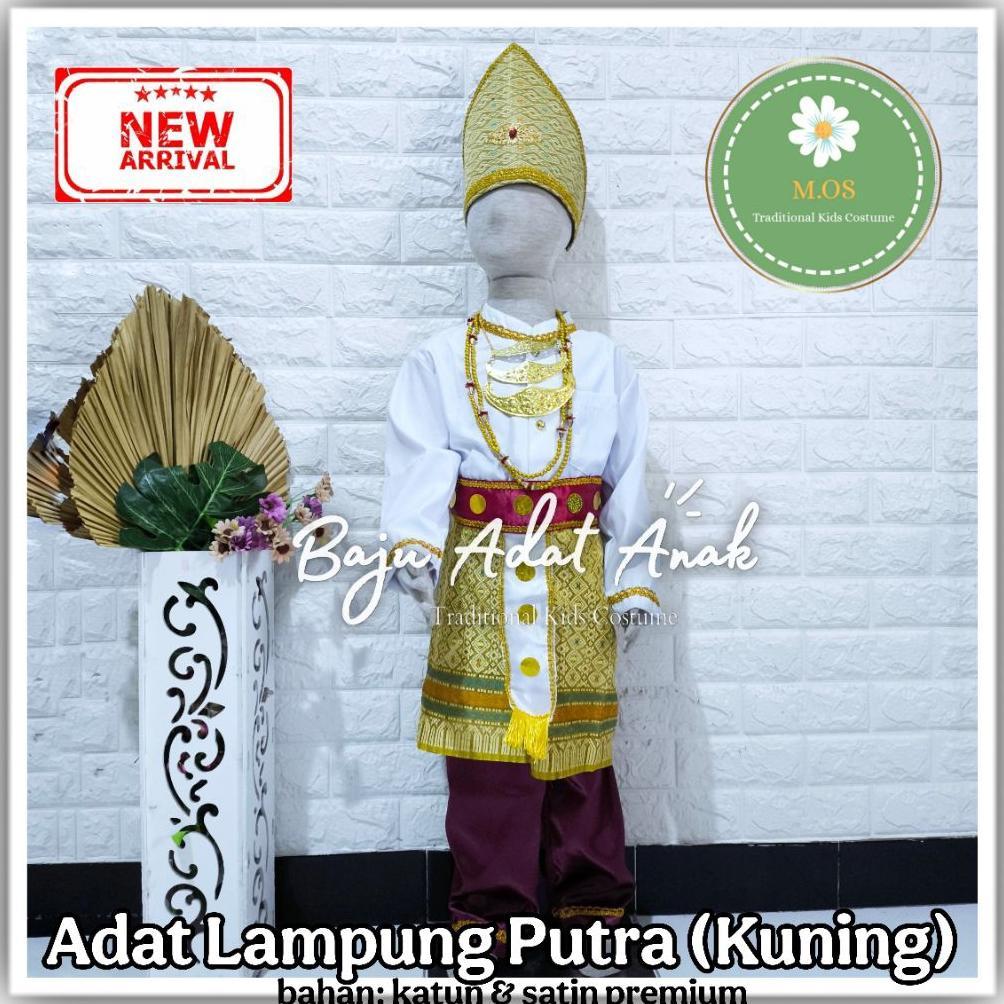 Best Seller Baju Adat Lampung Anak | Pakaian Tradisional Lampung | Kostum Adat Lampung | Baju Adat L