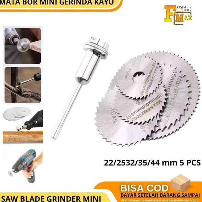 GIVICIL Mata Bor Gergaji Mata Gergaji Mini Circular Saw Mini Grinder 6pcs