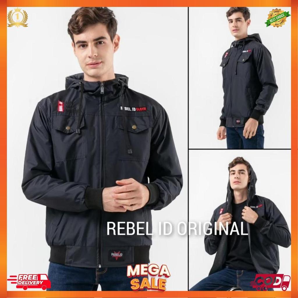 JAKET PRIA ANTI AIR / ELEGANT DESIGN OF SEMI PARKA BY REBEL ID / JAKET SEMI PARKA [J3]