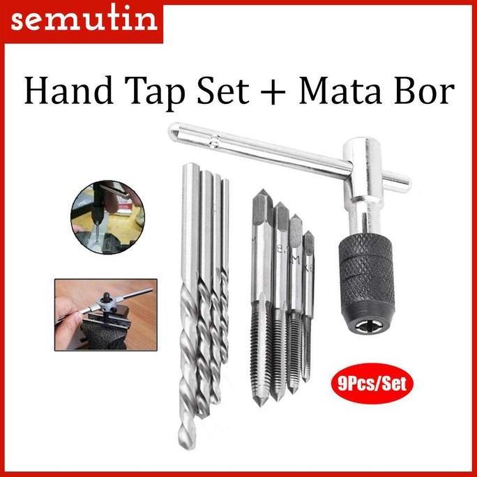 MAQSIC Tap Hand Set + Mata Bor Senai 9in1 AI51 SM / Alat Baut