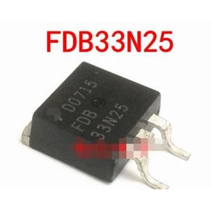 Murah (1) FDB33N25 FDB33N25TM 33N25 33A 250V TO-263 N-Channel MOSFET jwelek70 Juara