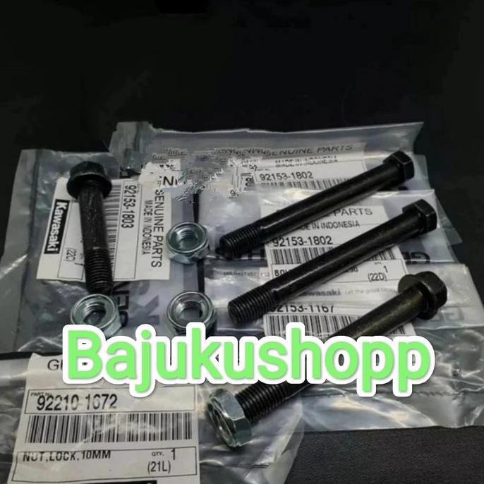 Baut baud unitrack unitrek unitrak set komplit ninja r ss ori