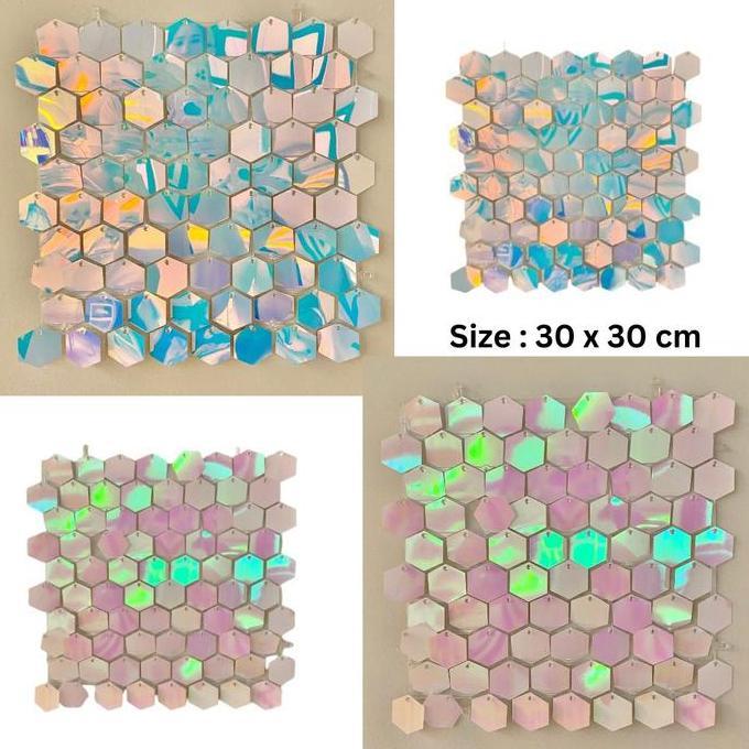 Shimmer Wall / Sequin Wall / Backdrop Dekorasi Pesta Manik2