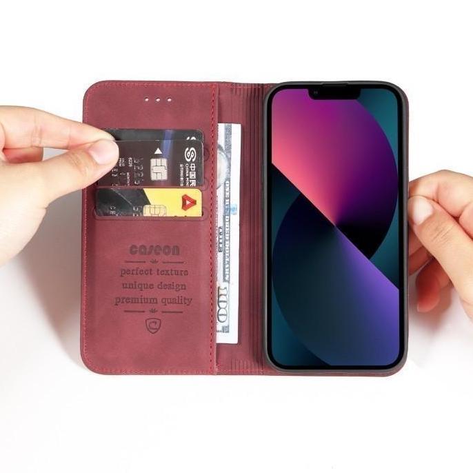 Oppo a54 4g CASEON FLIP WALLET CARD SLOT LEATHER CASE C001