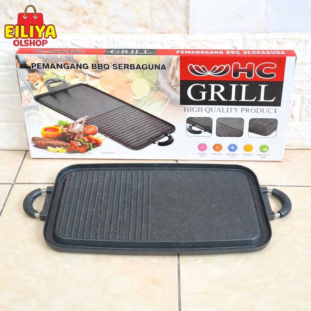 PEMANGGANG BBQ GRILL PAN HC GRILL PANJANG