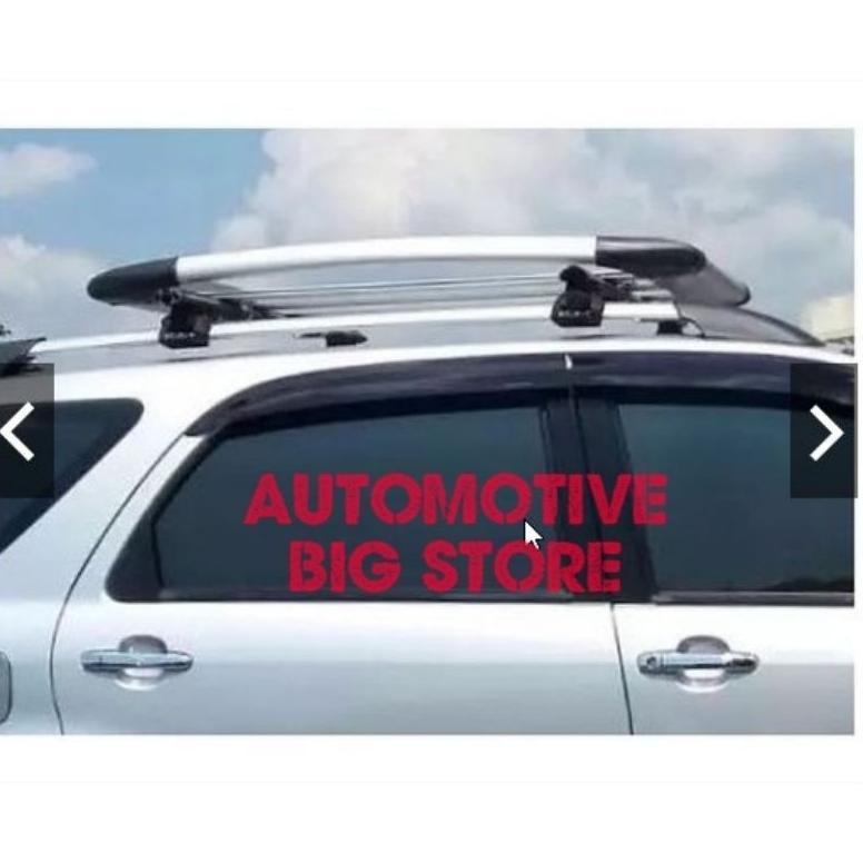 Paket Rack Atas Bagasi + Kaki Crossbar Jepit Roof Rail Rush Terios Pajero Fortuner Lama