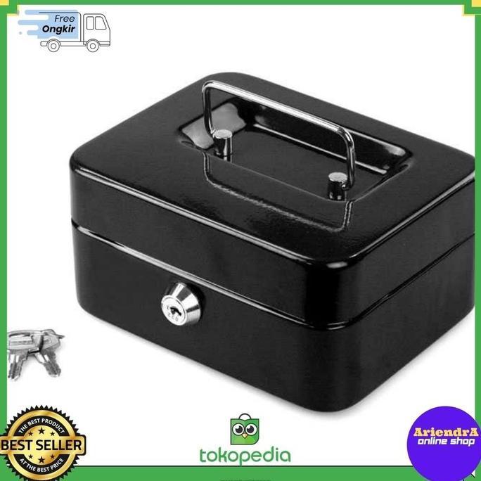 NEW TEMPAT PENYIMPANAN UANG CASH BRANKAS MONEY BOX UANG CASH ORI