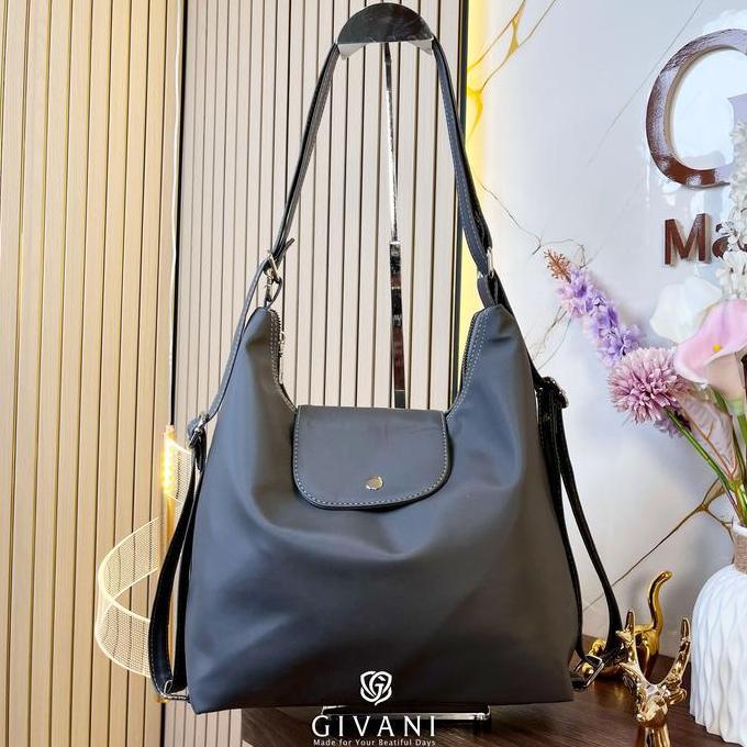 Givani Veya Bag 2 In 1 - Shoulder Dan Ransel Tas Bahu & Backpack Tote Bag Wanita Casual Terbaru 2025