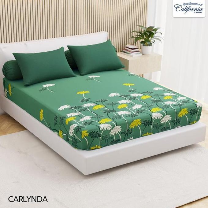 TERLARIS SPREI CALIFORNIA BY MY LOVE " TINGGI 30 " UKURAN 140 X 200 BANTAL 2 GULING 2 ( SPECIAL SIZE
