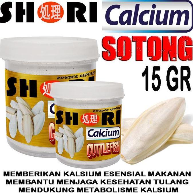SHORI KALSIUM SOTONG VITAMIN TULANG REPTILE GECKO IGUANA TORTOISE ULAR SUPLEMEN TULANG REPTILE ALAMI