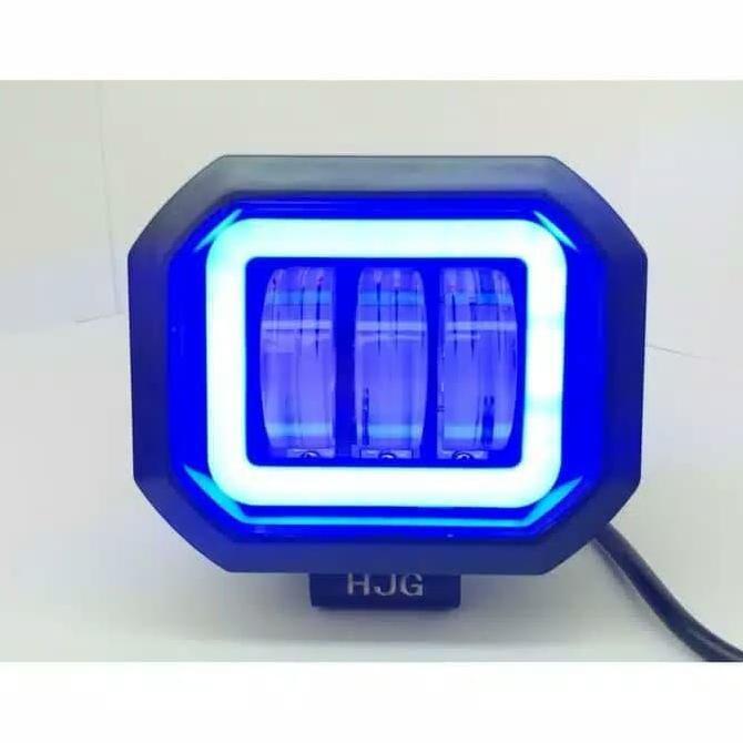 Lampu Daymaker Mini Kotak 3mata 30watt Lensa 4D Cwl 3 Mata 30watt