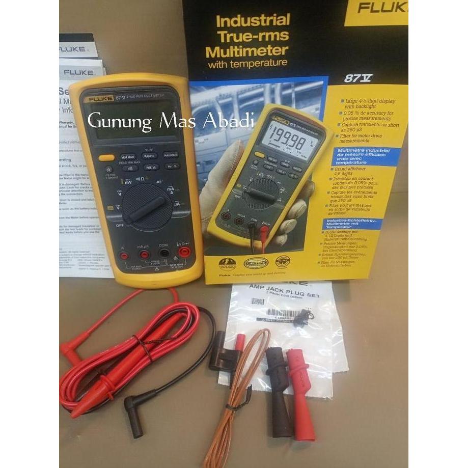 FLUKE 87V FLUKE 87V MAX FLUKE 87V E2 KIT ORIGINAL DAN TERPERCAYA