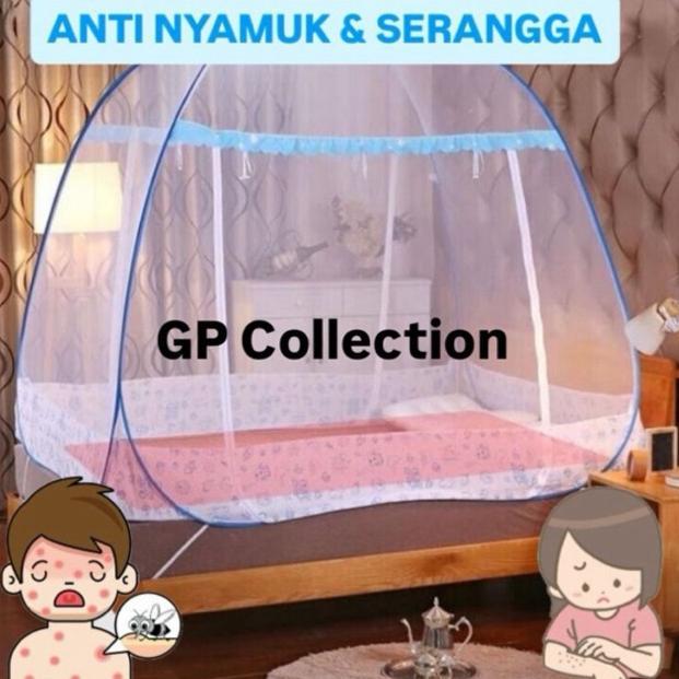 Kelambu Lipat Kelambu Dewasa Kelambu Tidur Anti Nyamuk DISKON