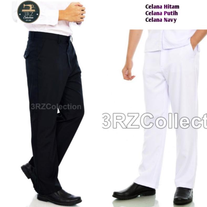 Sales Celana Sopan Panjang Hitam Celana Hitam Formal Pria Celana Katun Celana Hitam Panjang Cowok