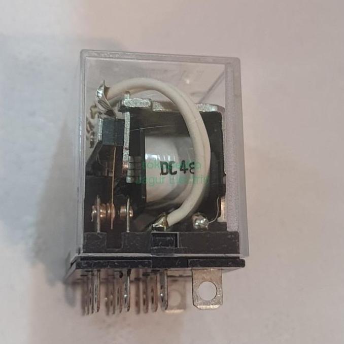 TERLARIS!! RELAY LY4 48 VDC OMRON ORINAL