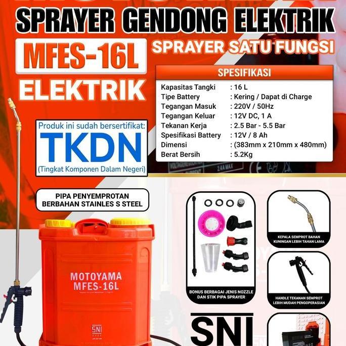 TERMURAH - Sprayer Electrik Motoyama