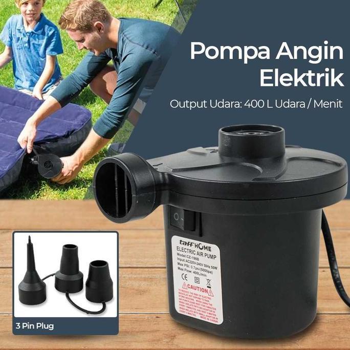 Pompa Angin Elektrik Manual Pompa Kasur Angin Kolam Renang Inflatable
