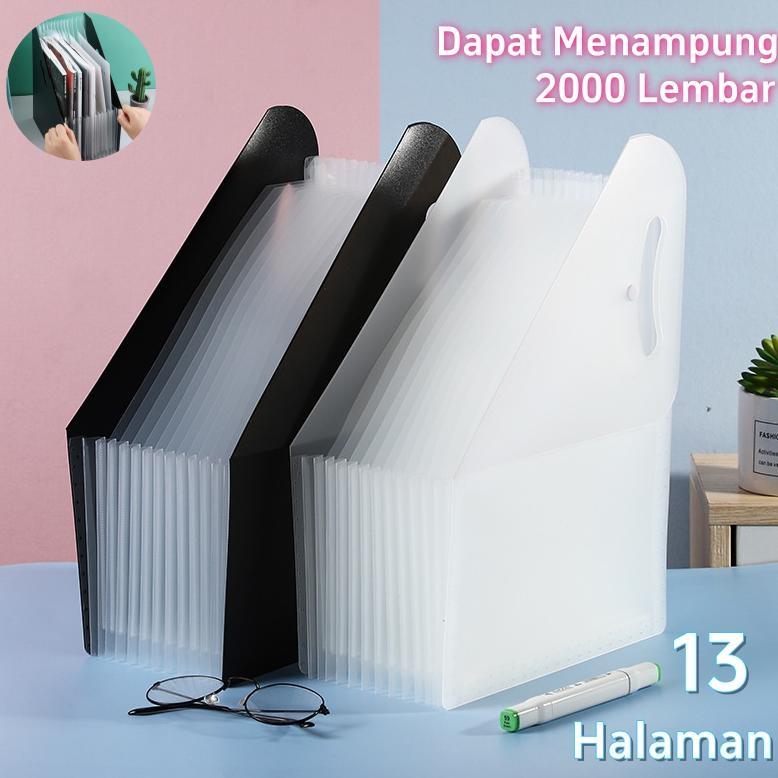 Standing File A4 / File Folder Document Bag / Tas Dokumen File File Filling Folder 13 Sekat Termurah