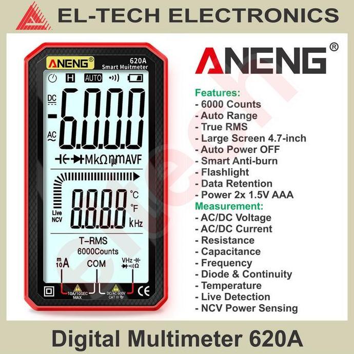 NEW ANENG 620A Digital Multimeter Multitester AVOmeter