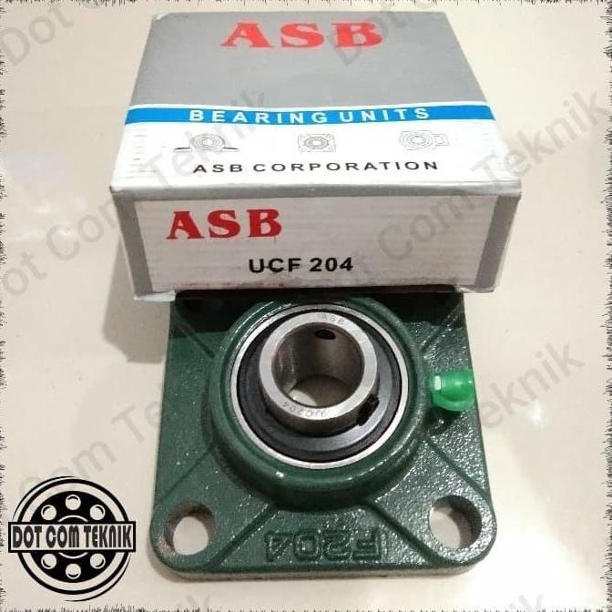 ASB UCF 204 pillow block laher bearing duduk 20 milli