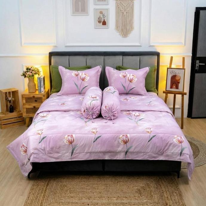 TERLARIS SORAYA BEDSHEET - SET BEDCOVER SPREI KATUN JEPANG PREMIUM KING SIZE180X200 DESSAIN AESTHETI