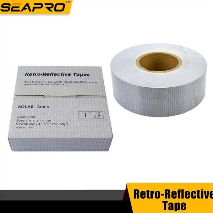 IMPA 330189 Retro Solas Reflective Tape Marine Silver Solas Tape