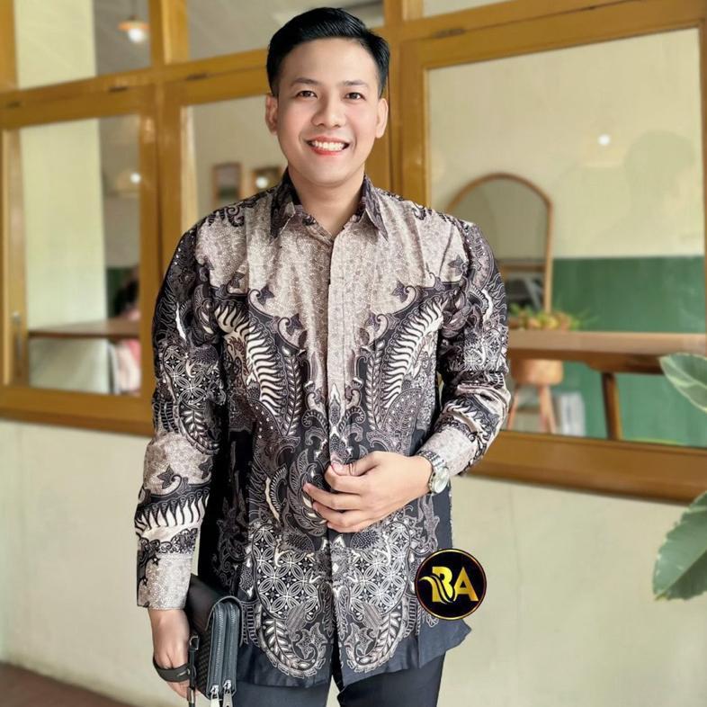 Unik Batik Tunik Couple Modern Set Pakaian Couple Kemeja Batik Pria Baju Batik Couple Batik Pasangan