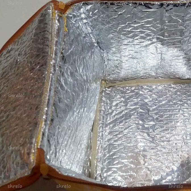 Tas Lunch Box Gambar Sushi Roll Tahan Panas Kanvas Makanan
