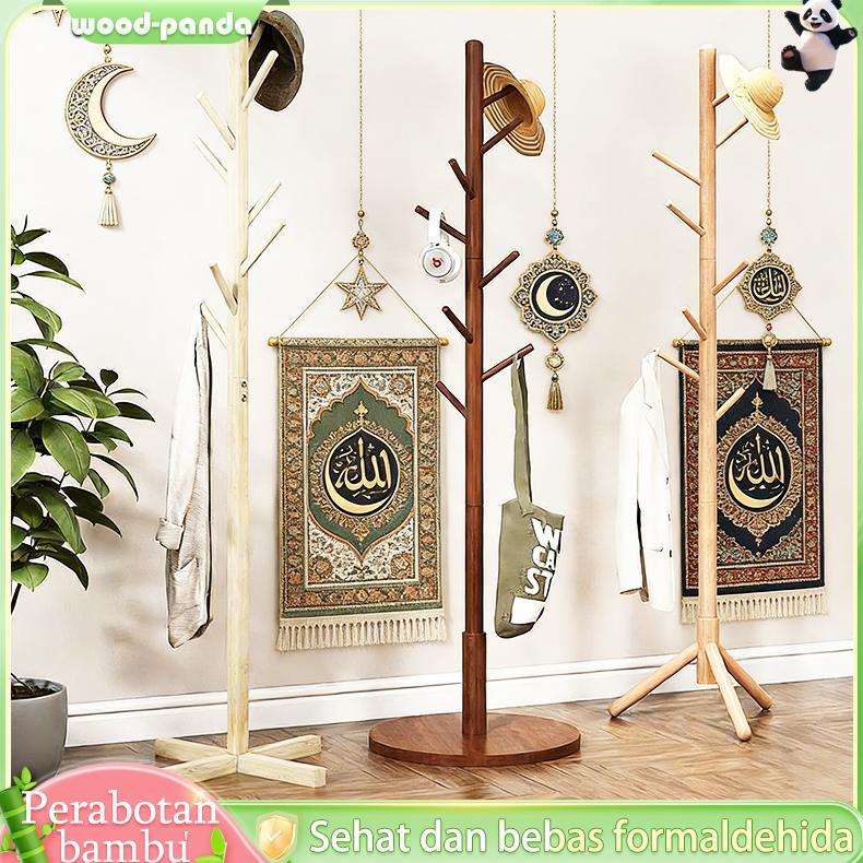 Gantungan Baju Gantungan Baju Bambu Gantungan Baju Berdiri Rak Pakaian Rak Gantungan Baju