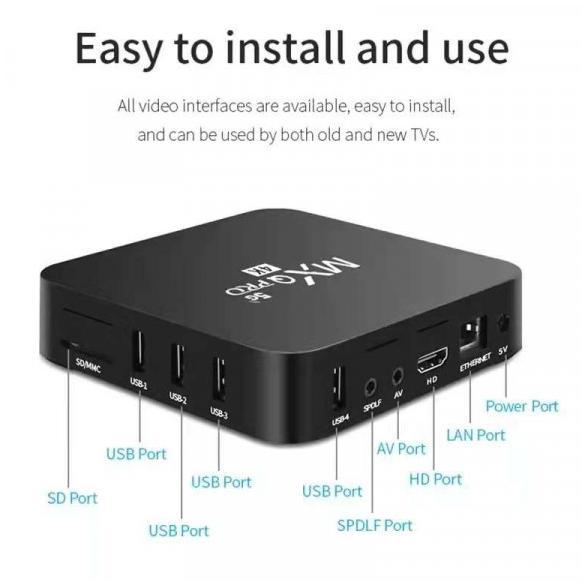 HOT SALE Android TV Box 4K MXQ PRO 5G Android 11.1 2GB/16GB