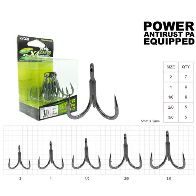 Treble Hook Ryobi Zeus RT X4